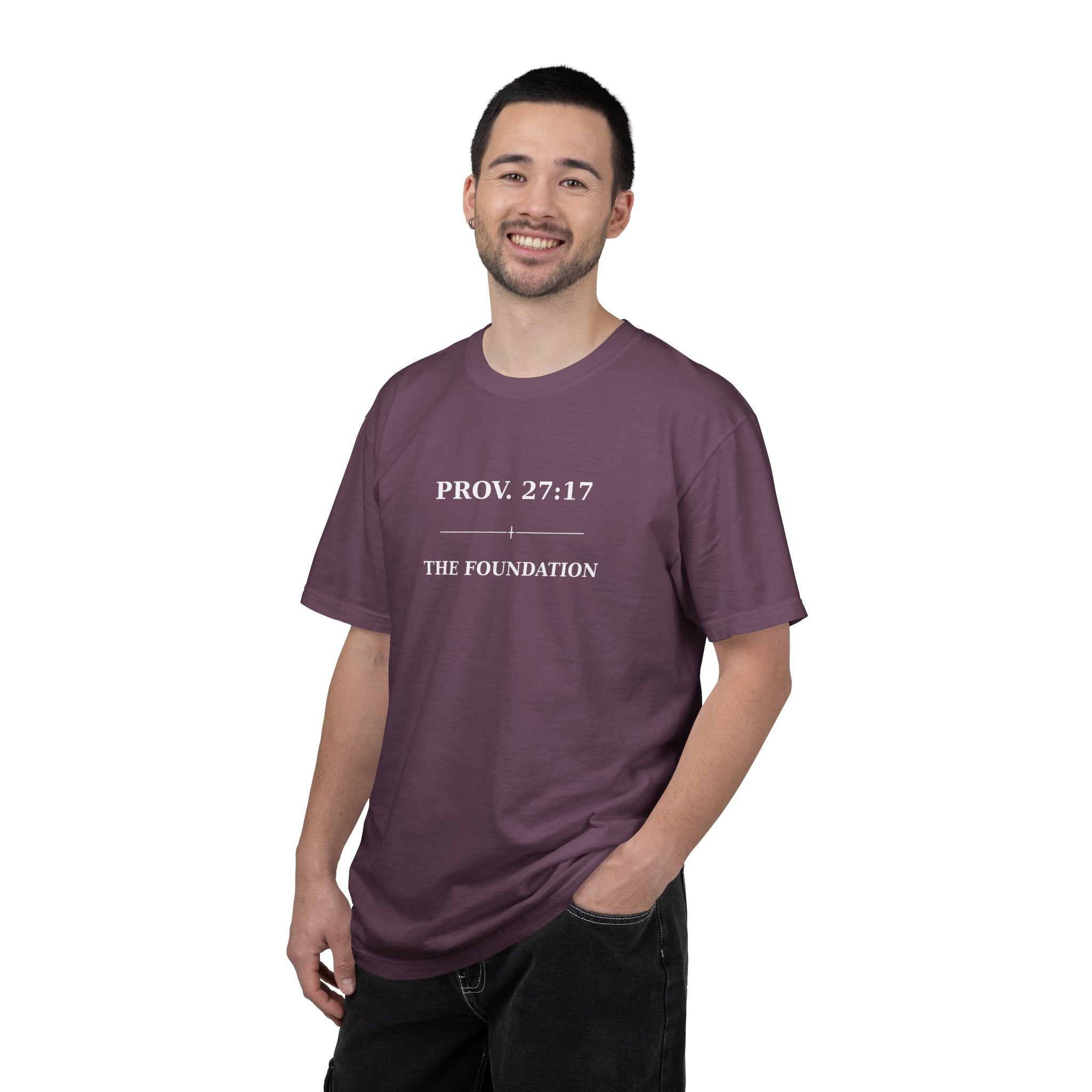 The Foundation — Proverbs 27:17 — In Plain Clothes Tee