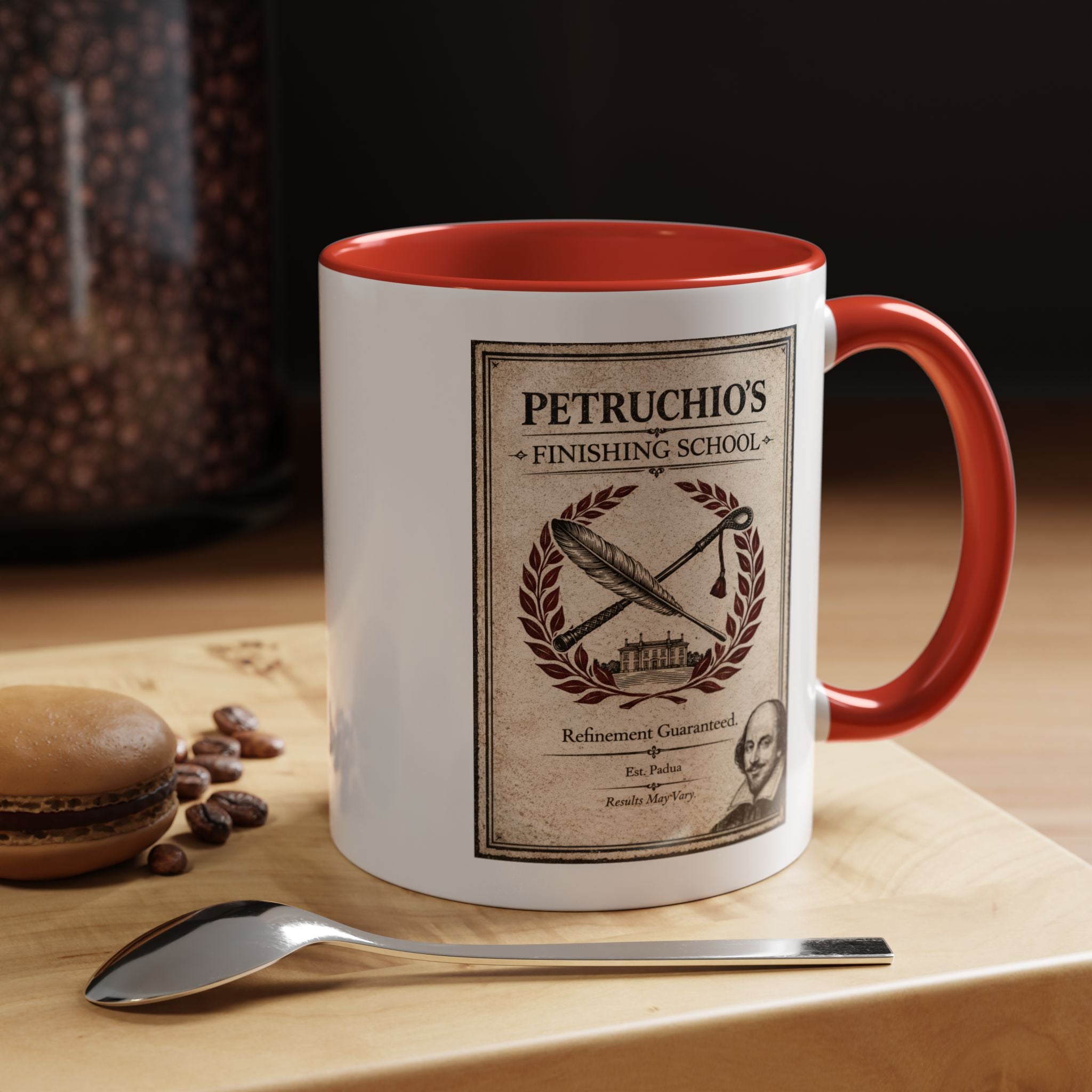 Petruchio's Finishing School Mug