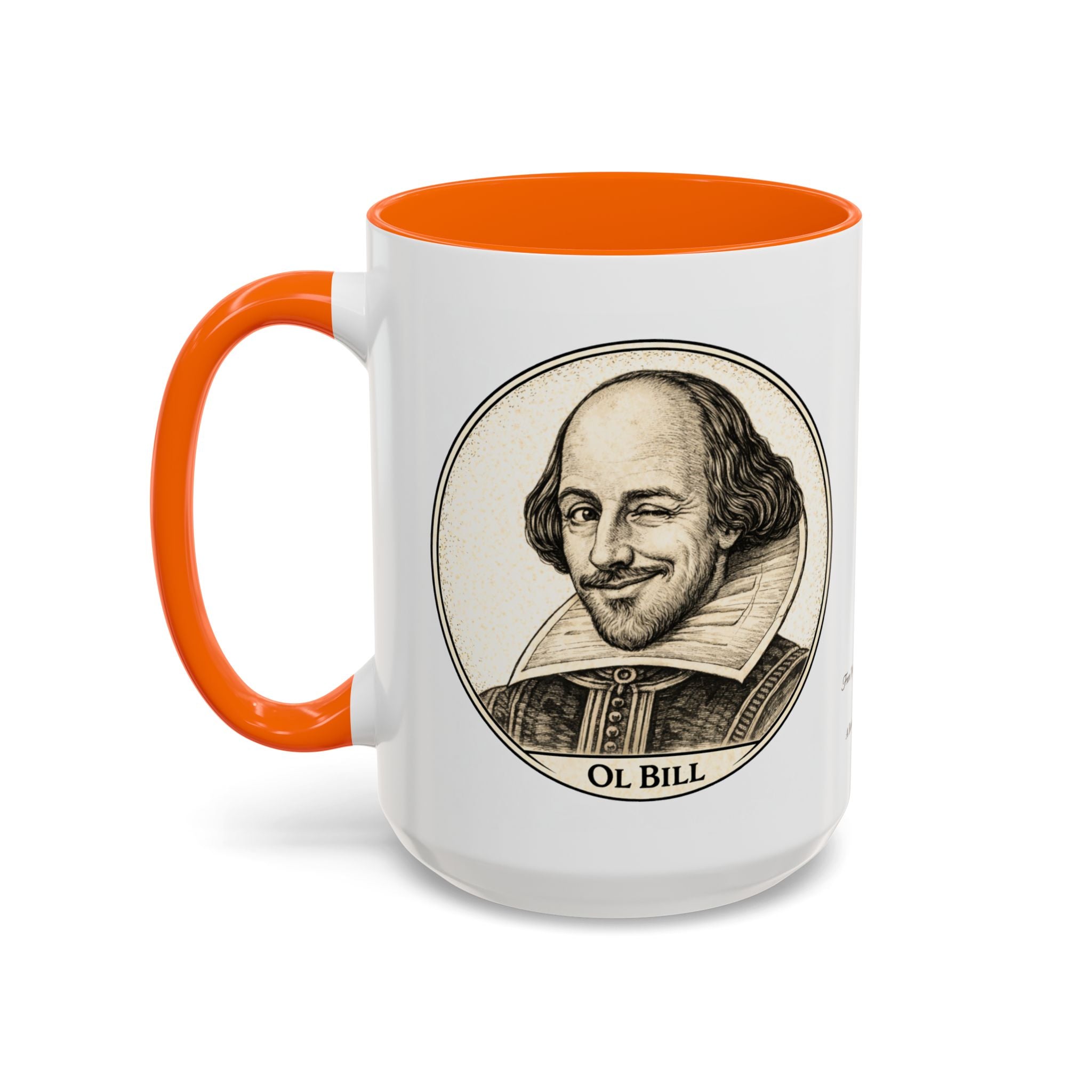 Shakespeare -- The Bard & Ol Bill -- Ceramic Mug