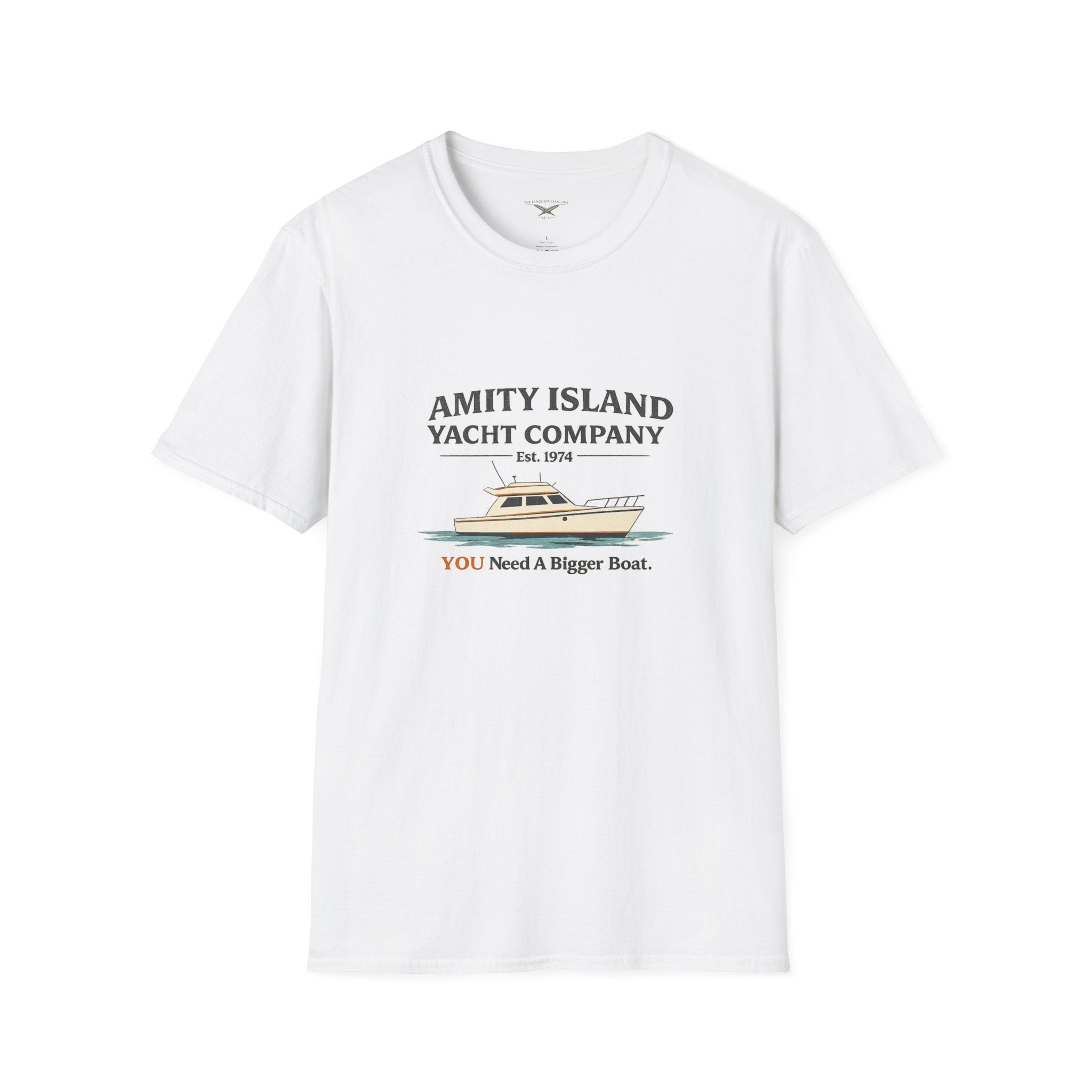 Amity Island Yacht Company T-Shirt — Vintage Literary Humor Tee