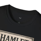 Hamlet Skull & Sexton Services T-Shirt — Vintage Literary Humor Tee