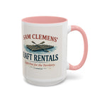Sam Clemens' Raft Rental Mug