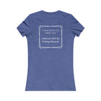 Sacred Shears Women's Tee — ("Consecrated For Fabric Only")