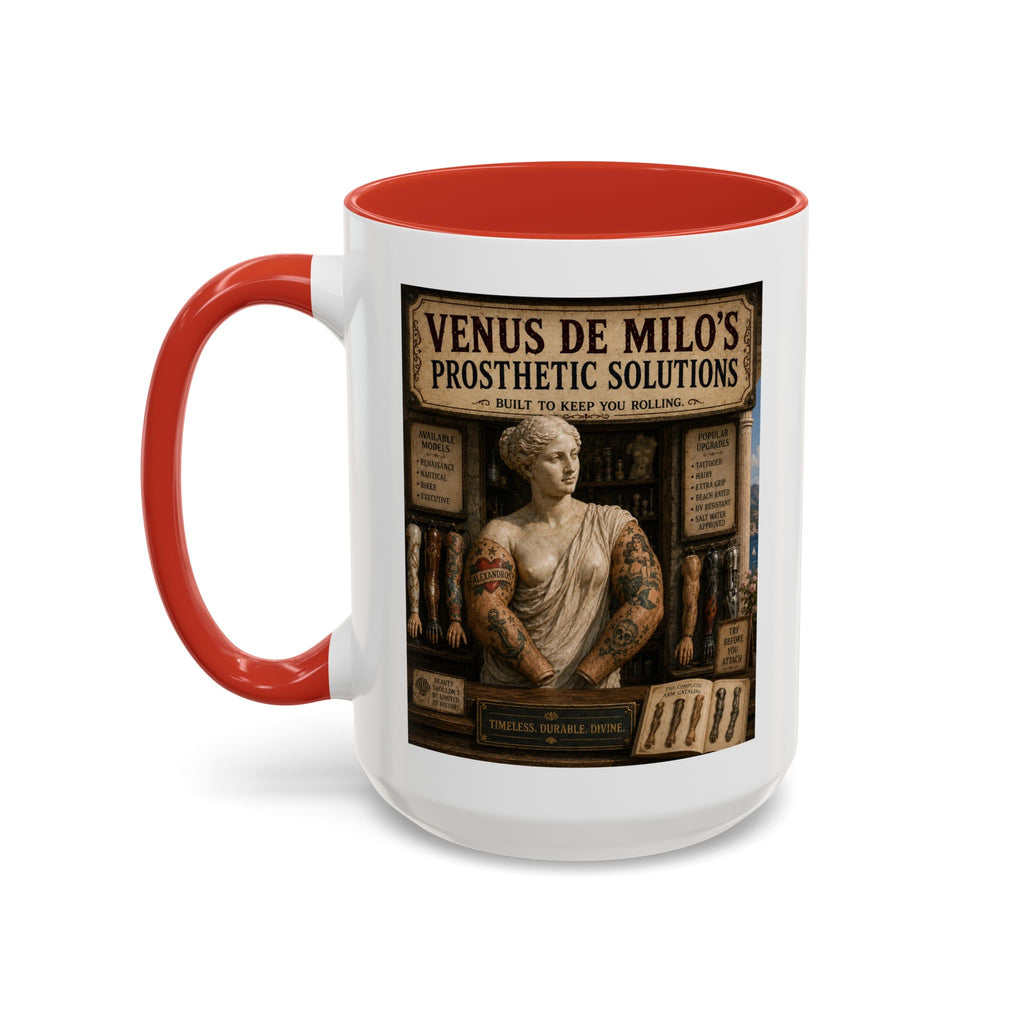 Venus de Milo’s Prosthetic Solutions Mug -- From the Road Scholar Society