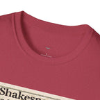 Shakespeare’s Massage Parlor T-Shirt — Vintage Literary Humor Tee