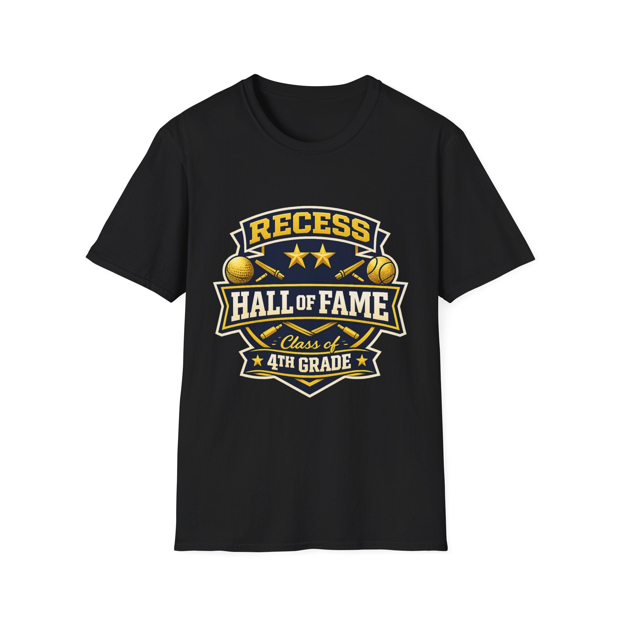 Recess Hall of Fame 4th Grade T-Shirt